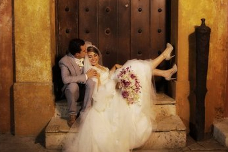 novia en su boda