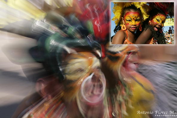 fotos artisticas carnaval de Barranquilla