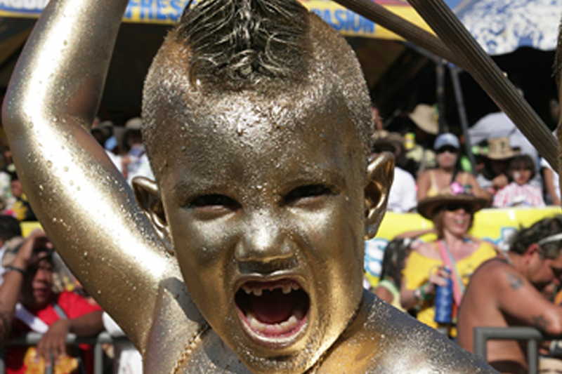 Niños en carnaval